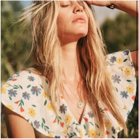 Sezane Giovana Dress Peace & Love - Picture 3 of 5